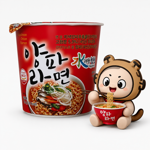 합천 양파 라면 이미지