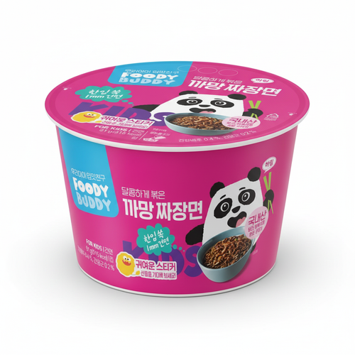 푸디버디 까망짜장면 컵 이미지