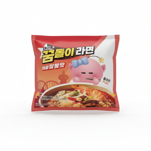 꿈돌이라면 해물짬뽕맛 이미지