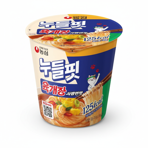 누들핏 육개장사발면맛 이미지