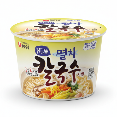 멸치칼국수 큰컵 이미지