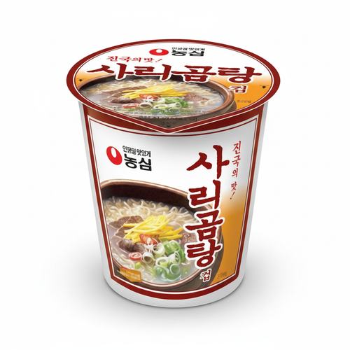 사리곰탕 컵 이미지