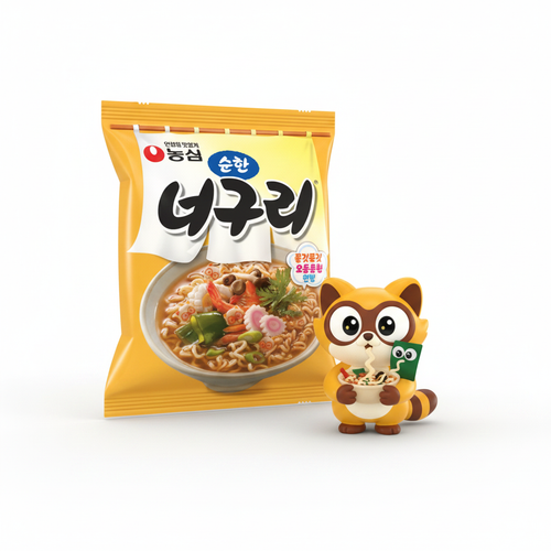 순한너구리 이미지