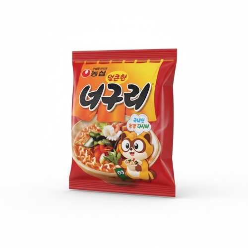얼큰한 너구리 이미지