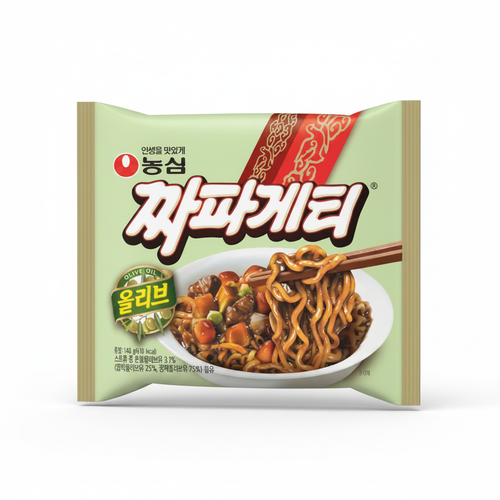 올리브 짜파게티 이미지