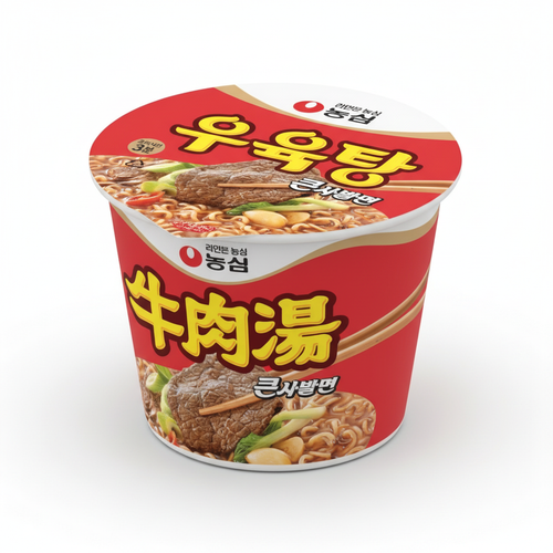 우육탕 큰사발면 이미지