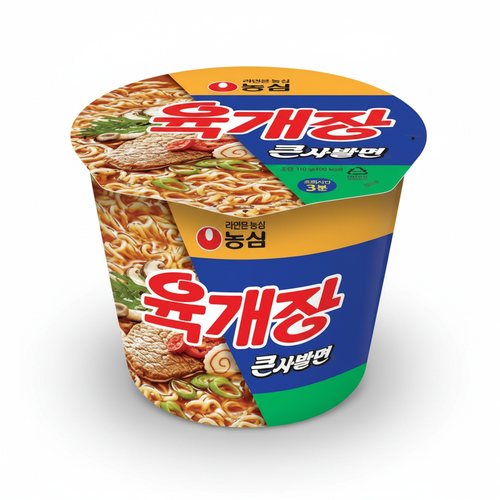 육개장 큰사발면 이미지