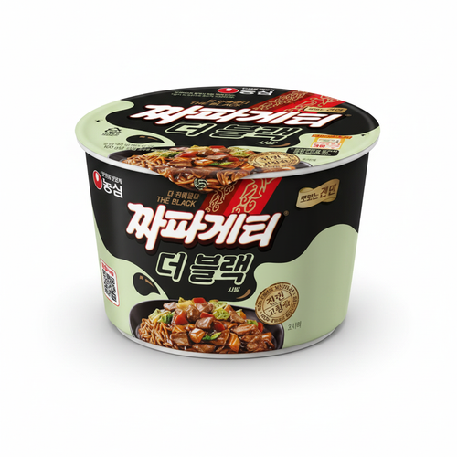 짜파게티 더블랙 큰컵 이미지