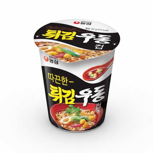튀김우동 컵 이미지