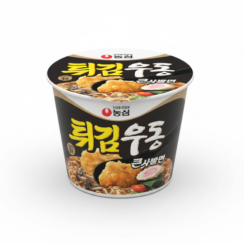 튀김우동 큰사발면 이미지