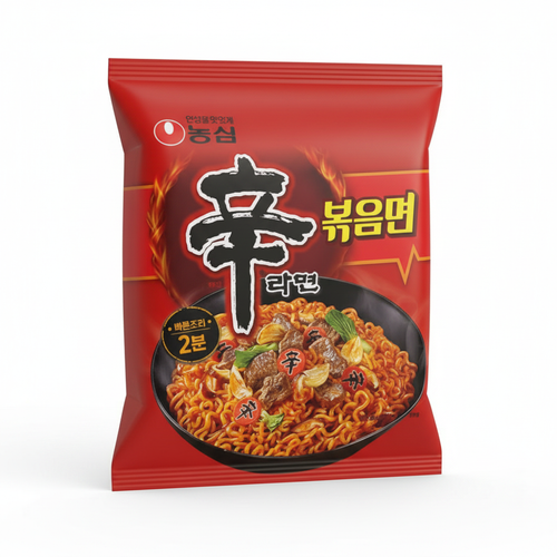 신라면 볶음면 이미지