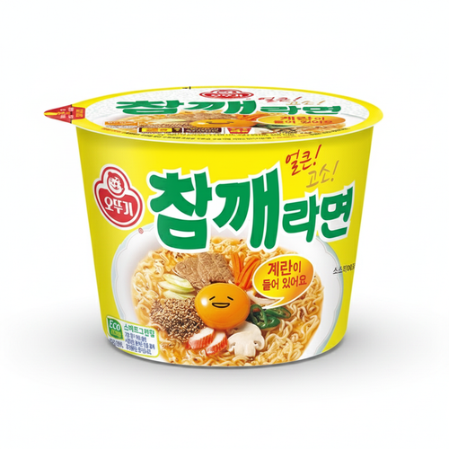 참깨라면 큰컵 이미지