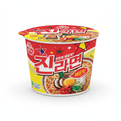 진라면 매운맛 큰컵 이미지