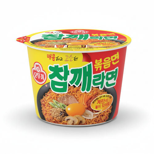 참깨라면 볶음면 이미지