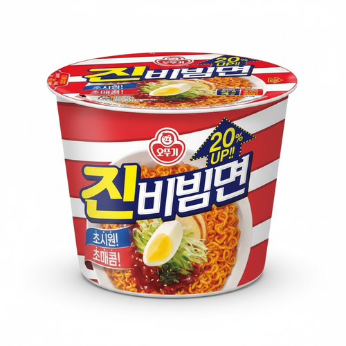 진비빔면 큰컵 이미지