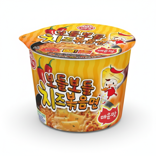 보들보들 치즈볶음면 매운맛 큰컵 이미지