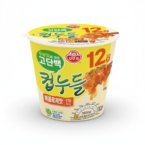 고단백컵누들 매콤로제맛 이미지