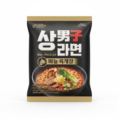 상남자라면 마늘육개장 이미지