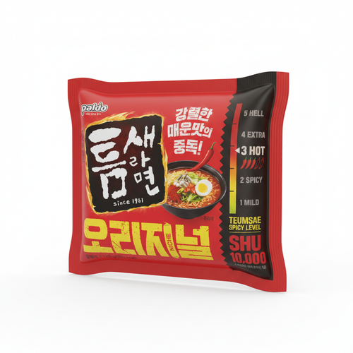 틈새라면 빨계떡 이미지