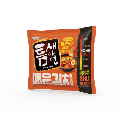틈새라면 매운김치 이미지
