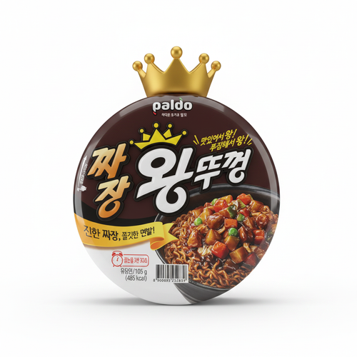 짜장 왕뚜껑 이미지
