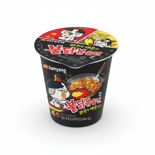 불닭볶음면 컵 이미지