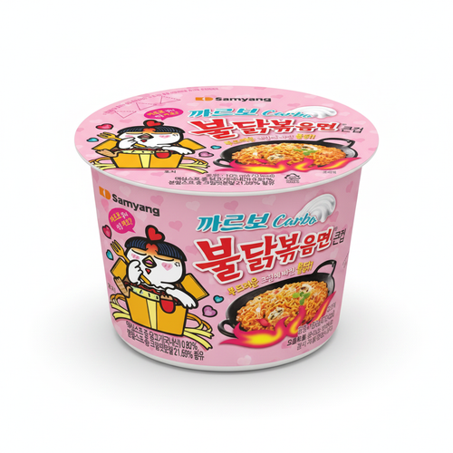 까르보불닭볶음면 큰컵 이미지